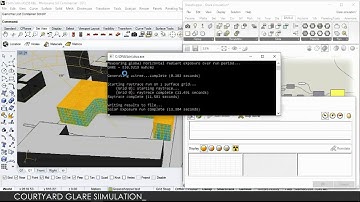 Grasshopper Galapagos + Diva Plugin - Glare analysis