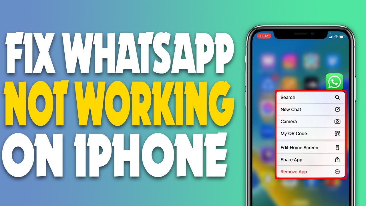how to fix WhatsApp not working on iPhone 2023 | F HOQUE | - YouTube