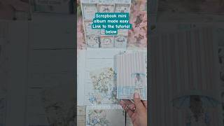 #scrapbooking #minialbum #handmade #freetutotorial on my channel #mintaypapers #papercraftideas #diy