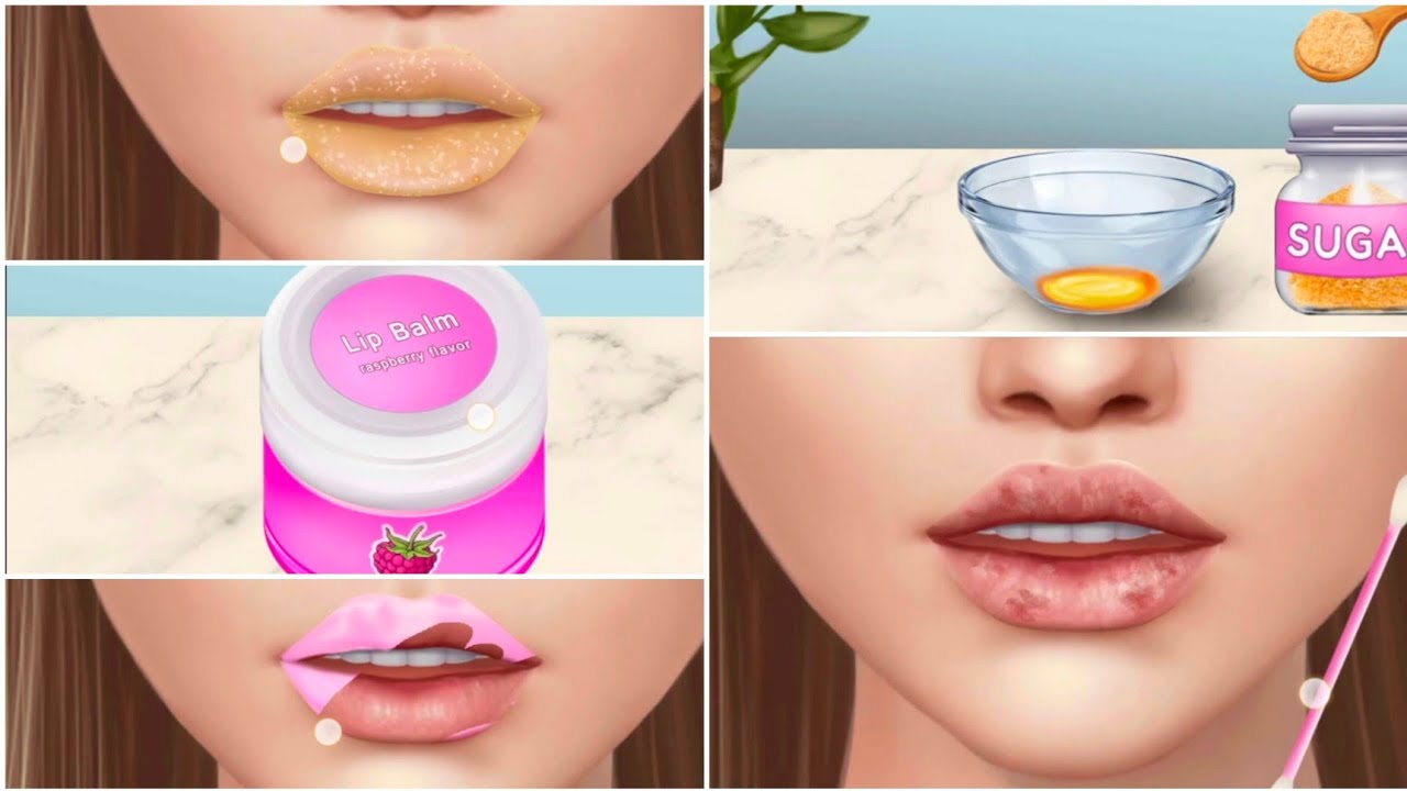 How to clean ASMR lips 👄#asmr - YouTube