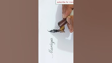 Mariya ✍️ #shorts #shortvideo #art #drawing #calligraphy #draw #signature #handwriting #short #typo