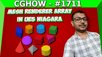 Mesh Renderer Array in Unreal Engine 5.4 Niagara Tutorial