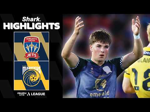 Newcastle Jets v Central Coast Mariners | SHARK HIGHLIGHTS | Isuzu UTE A-League 2025-26 | Round 26 — football highlights