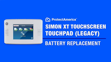 Battery Replacement: Simon XT Touchscreen Touchpad (Legacy)