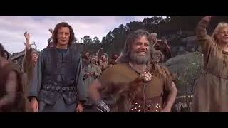 The Vikings Movie Clip  kirk Douglas Dancing On The Oars Coming Into The Harbour 