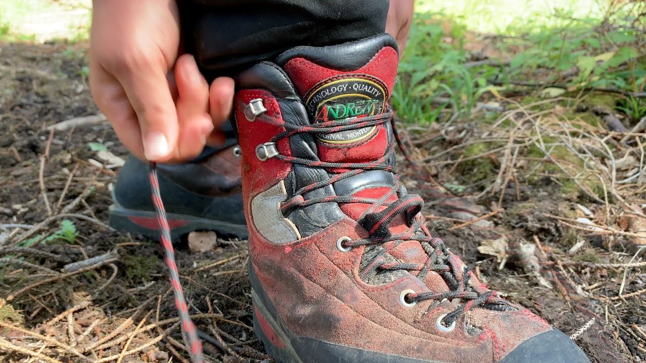 ArbPro Cervino Wood - Andrew - Chainsaw boot review - YouTube