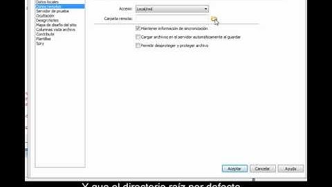 Configurando localhost en dream weaver cs3