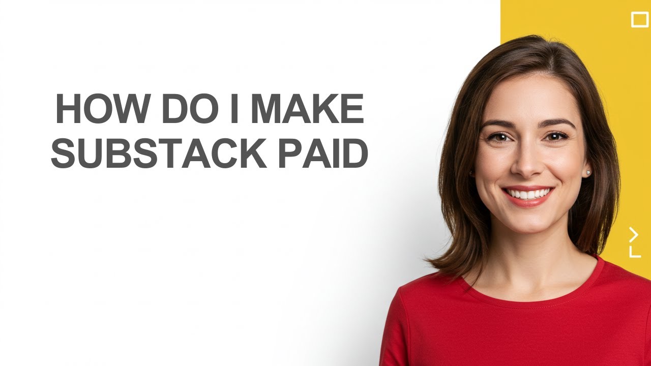 How Do I Make Substack Paid - AshleyHowTo - YouTube