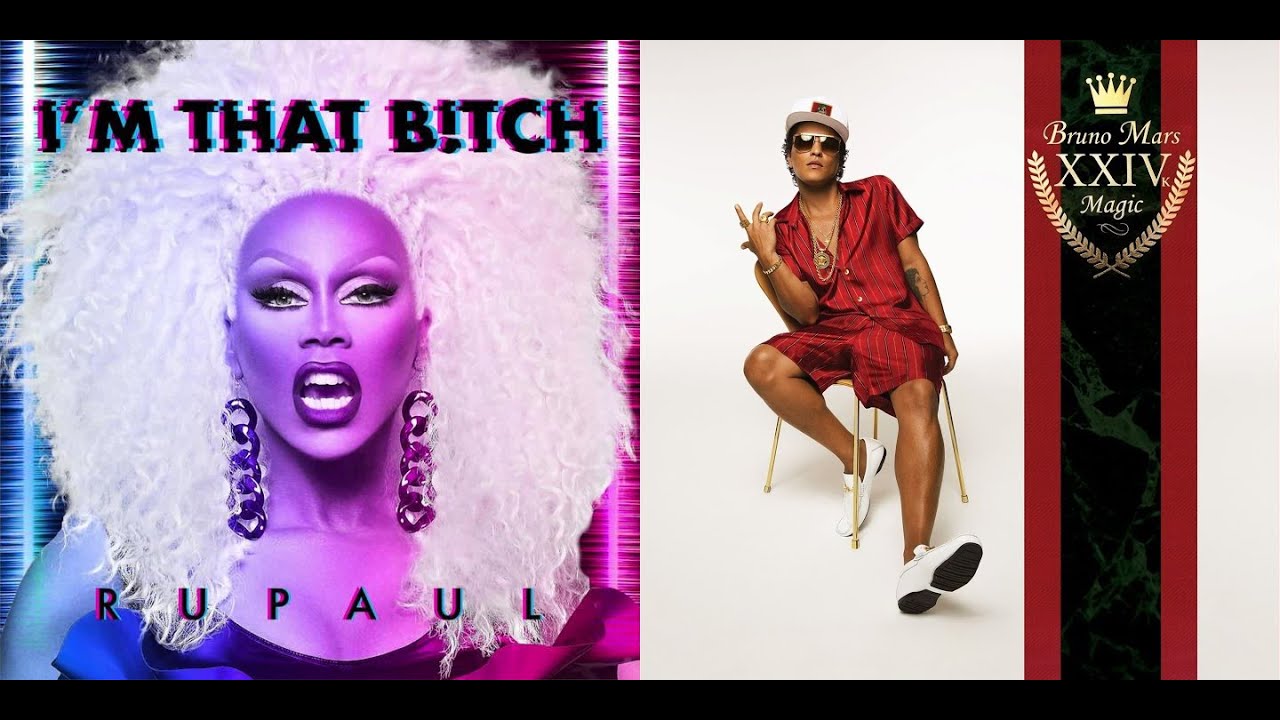 The Cast Of Rupauls Drag Race Season 12 Vs Bruno Mars 24k Bitches