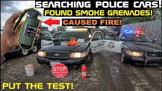 Searching Police Cars! Found Smoke Grenades! REMASTERED!