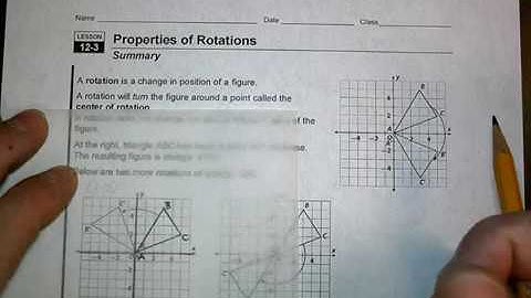 12.3 Properties of Rotations