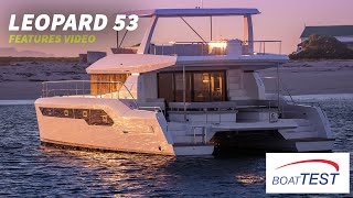 Leopard 53 PC (2020)  Features Video by BoatTEST.com