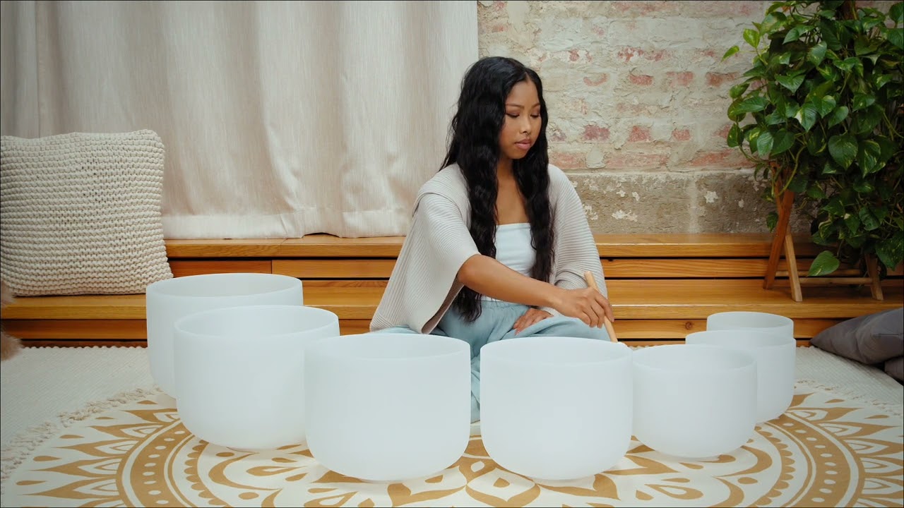 Crystal Singing Bowl Set 