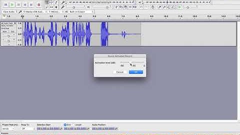 Using Voice Activated Recording with Audacity and Uniden SDS100 Scanner