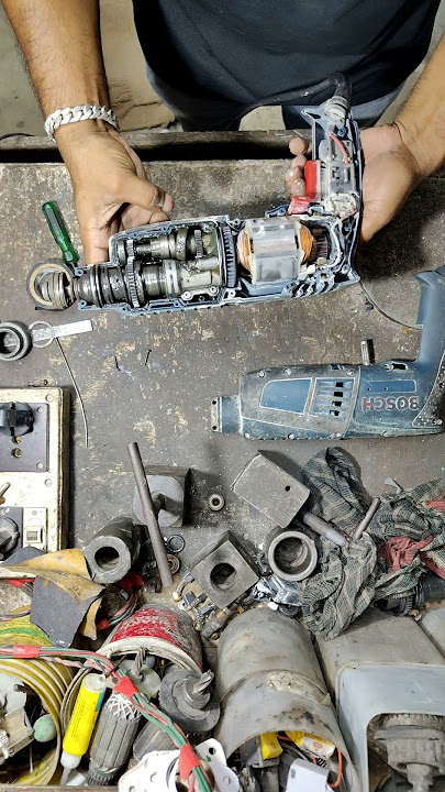 BOSCH 18mm hammer drill machine repair 😱💥|| #shorts #ytshorts #bosch #viral