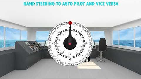 Navigation | Change Over from Automatic to Hand Steering and Vice Versa