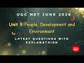 PYQ Class 1: People and Environment UGC NET 📚 #ugcnet2026 #netjrf #environment #ugcnetpaper1
