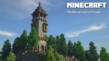 Minecraft: How to Build a Medieval Watchtower | Step-by-Step Tutorial