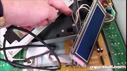 Akai MPC 3000 LCD Backlight Replacement Install - MPCstuff.com