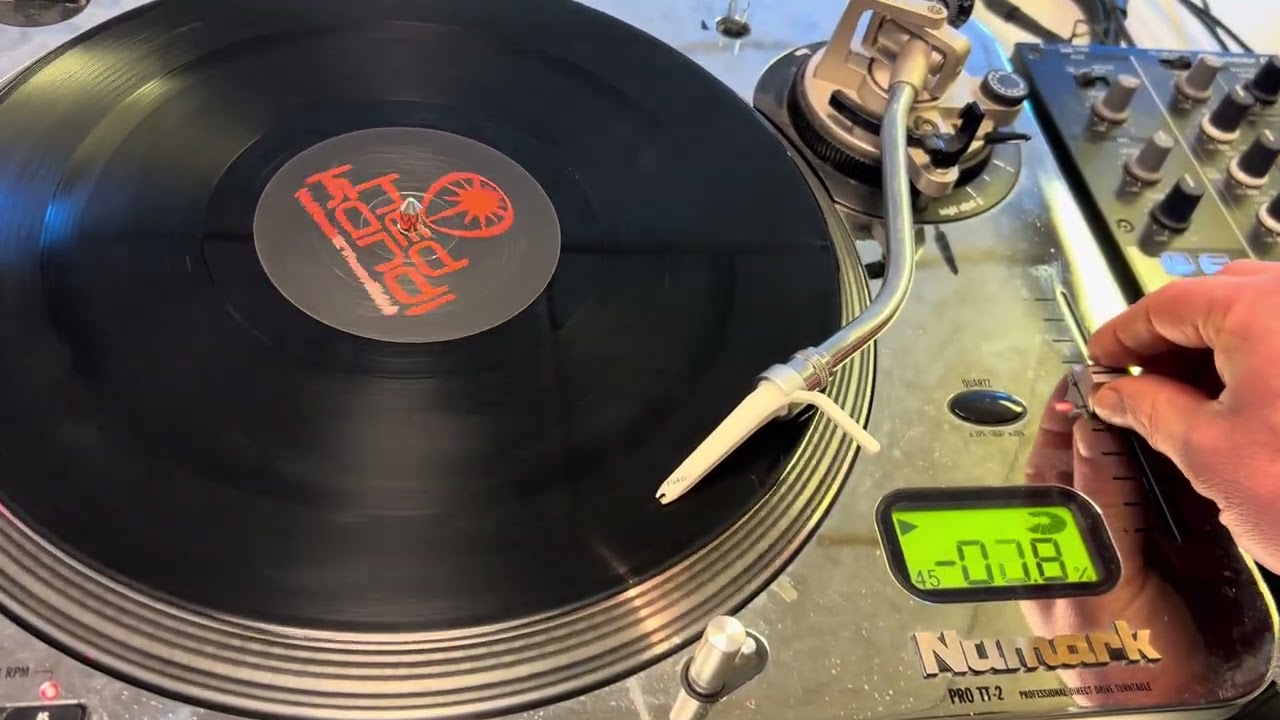 Numark TT2-Pro chrome special edition decks.