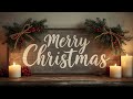 Merry Christmas Rustic Farmhouse Framed TV Art 🎄 Cozy Candlelight Holiday Screensaver