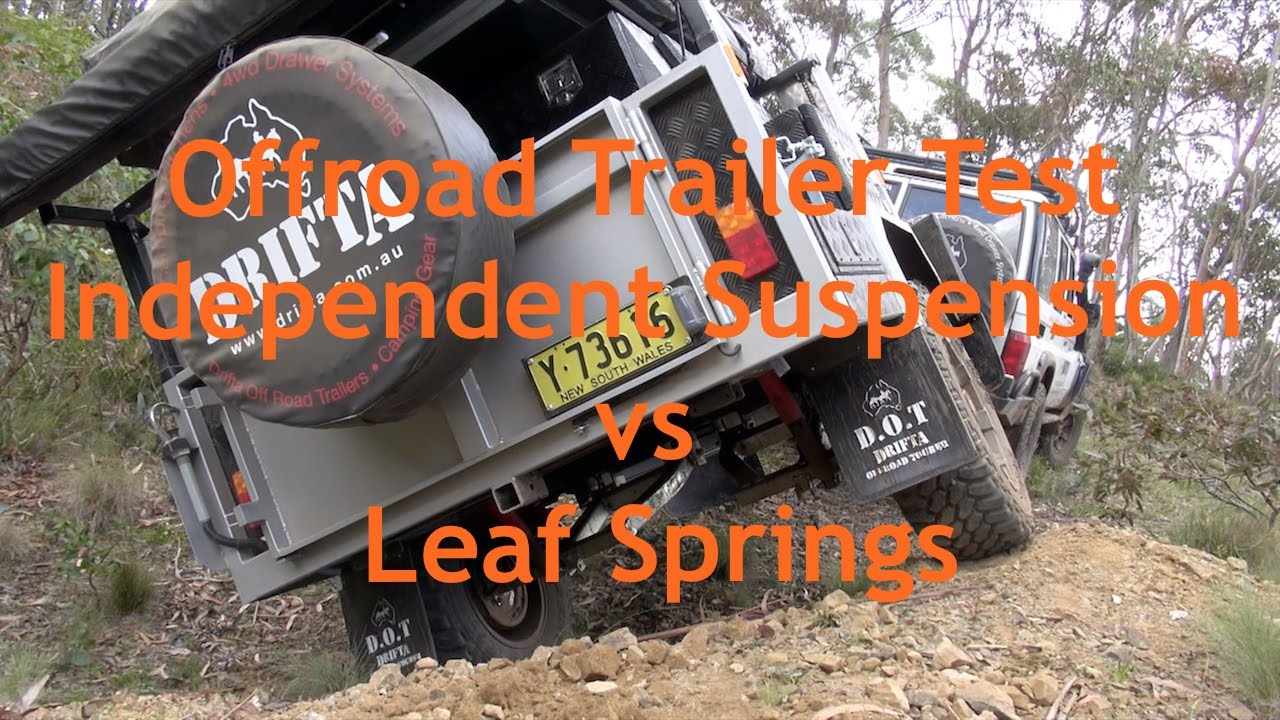 DOT Trailer Suspension Test Independent vs Leaf Springs YouTube