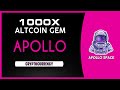APOLLO SPACE TOKEN NEXT x1000 CRYPTO ALTCOIN GEM OF 2021!? | APOLLO SPACE TOKEN REVIEW AND INVESTING