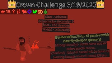 Crown Challenge 3/19/2025 - Randomly Generated Droids