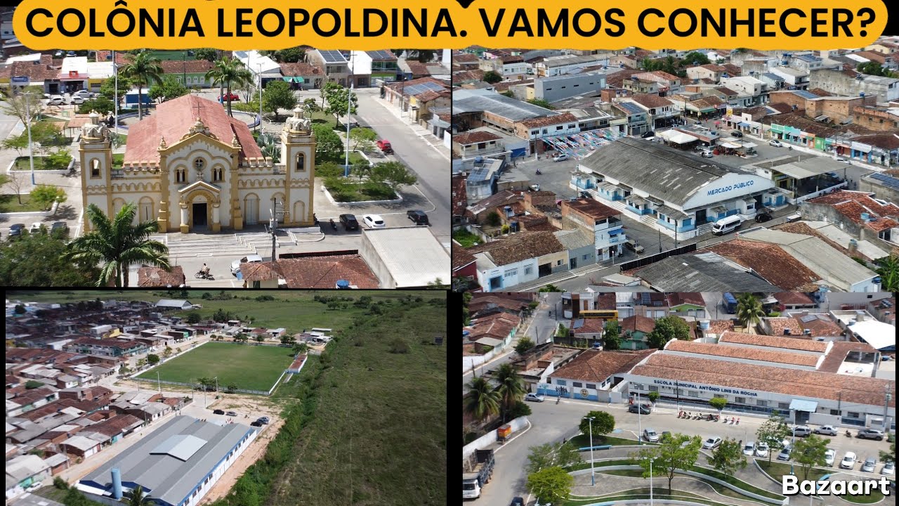 COLÔNIA LEOPOLDINA, SUA BELA IGREJA E HISTÓRIA.