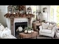 Rustic Cozy Farmhouse Inspired Interiors Styled For Fall With Timeless Seasonal Charm And Elegance