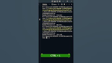 4 WAYS to clear your VSCODE terminal #coding #programmer