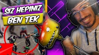 99 Kazma Vs 1 Si̇lah Si̇z Hepi̇ni̇z Ben Tek Fortnite Battle Royale Türkçe