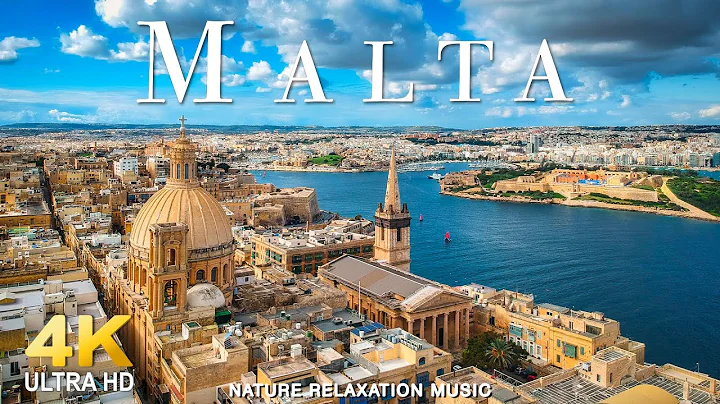 FLYING OVER MALTA (4K UHD) - Relaxing Music Along With Beautiful Nature Videos - 4K Video Ultra HD