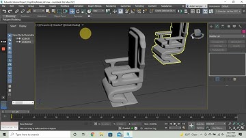 Futuristic Interior Project - High-Poly Model - Autodesk 3ds Max 2022