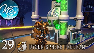 Dyson Sphere Program Ep 29 - GREEN SCIENCE! (Gravity Matrix, Green Cubes) -Let