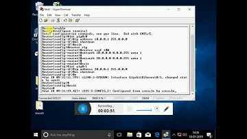 router configuration