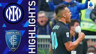 Inter 42 Empoli | Inter triumph in San Siro goalfest | Serie A 2021/22