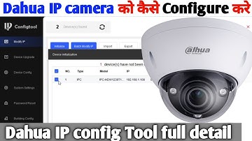 How to use Dahua IP config tool | How to change IP address with IP config tool | Cctv IP Camera