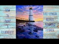 How to paint a LIGHTHOUSE and reflection! Full length ACRYLIC PAINTING TUTORIAL- painting reflection