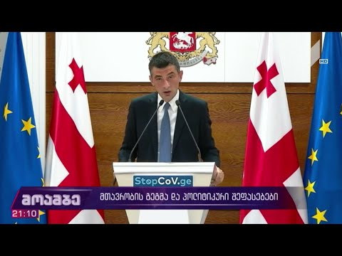 მთავრობის გეგმა და პოლიტიკური შეფასებები