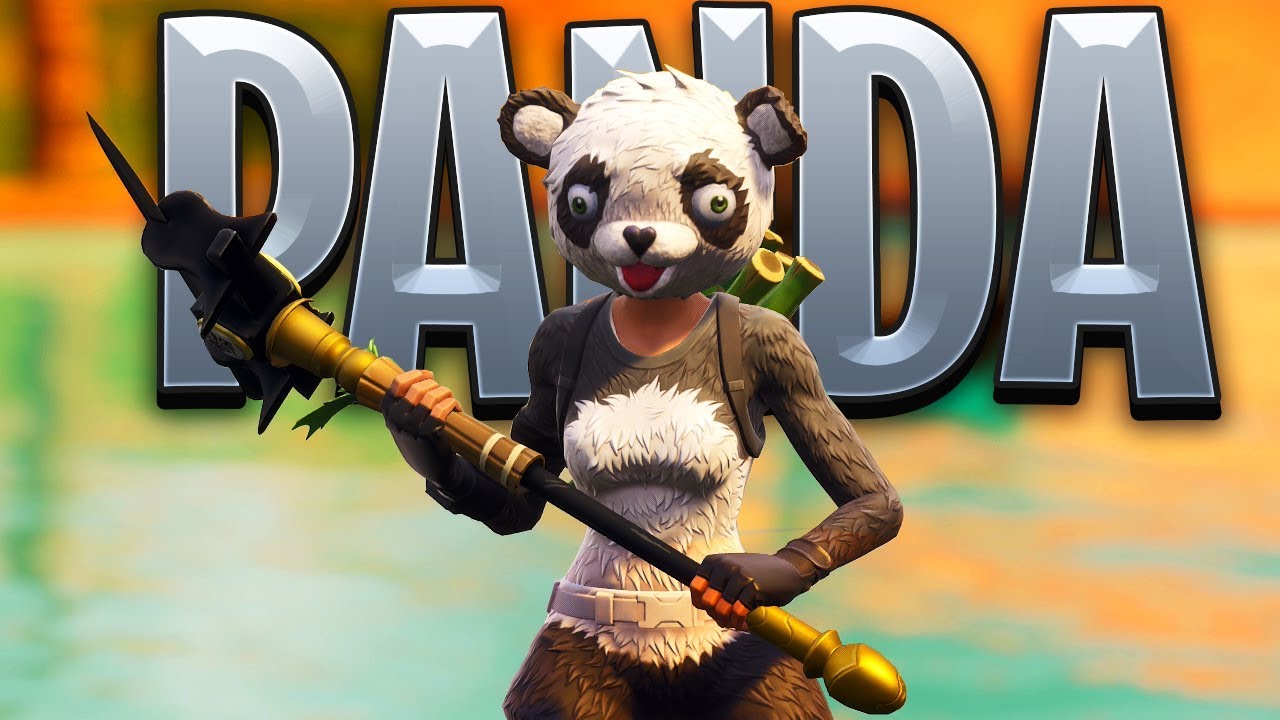 new fortnite panda skin gameplay - fortnite panda