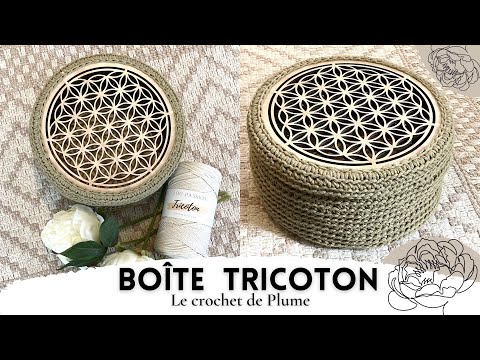 1 Base bois ronde Spécial TRICOTON boite à couture - Lou Passion