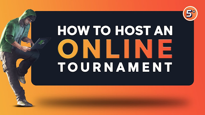 How to Host an Online Tournament