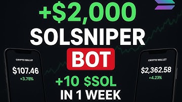 SolSniper Review - The Smartest Solana MemeCoin Trading Bot!