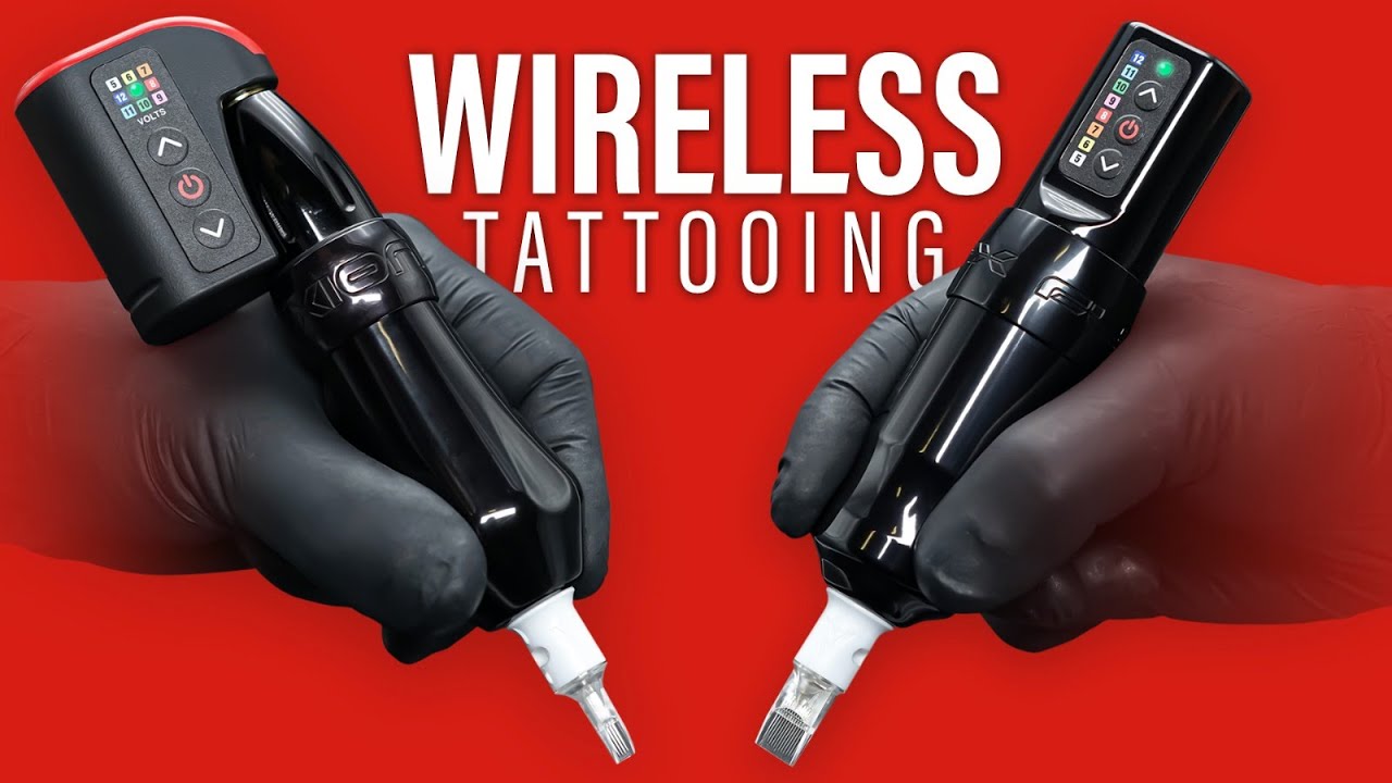 Amazoncom Wireless Tattoo Gun Kits with Battery Rotary Tattoo Machine  Pen with Cartridges Needles 7 Colors Tattoo InksBandage WarpWireless  Battery Easy Work for BeginnersWireless Black  Beauty  Personal Care