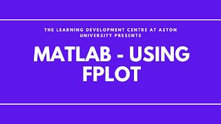 MATLAB - Using Fplot