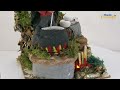 Video: Ricottaio con focolare illuminato 14 cm in movimento