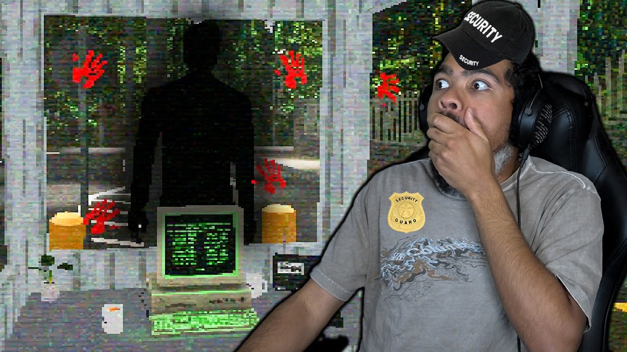 STALKED WHILE WORKING MY NEW JOB AS A SECURITY GUARD | Security Booth (Full Game + Ending)