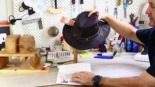 How to fold a Barmah Leather Hat - Hat Tips - Hats By The 100 screenshot 2