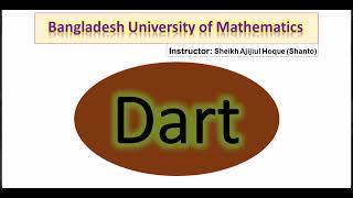1.0 Introduction class | Dart | Flutter by Bangladesh University of Mathematics